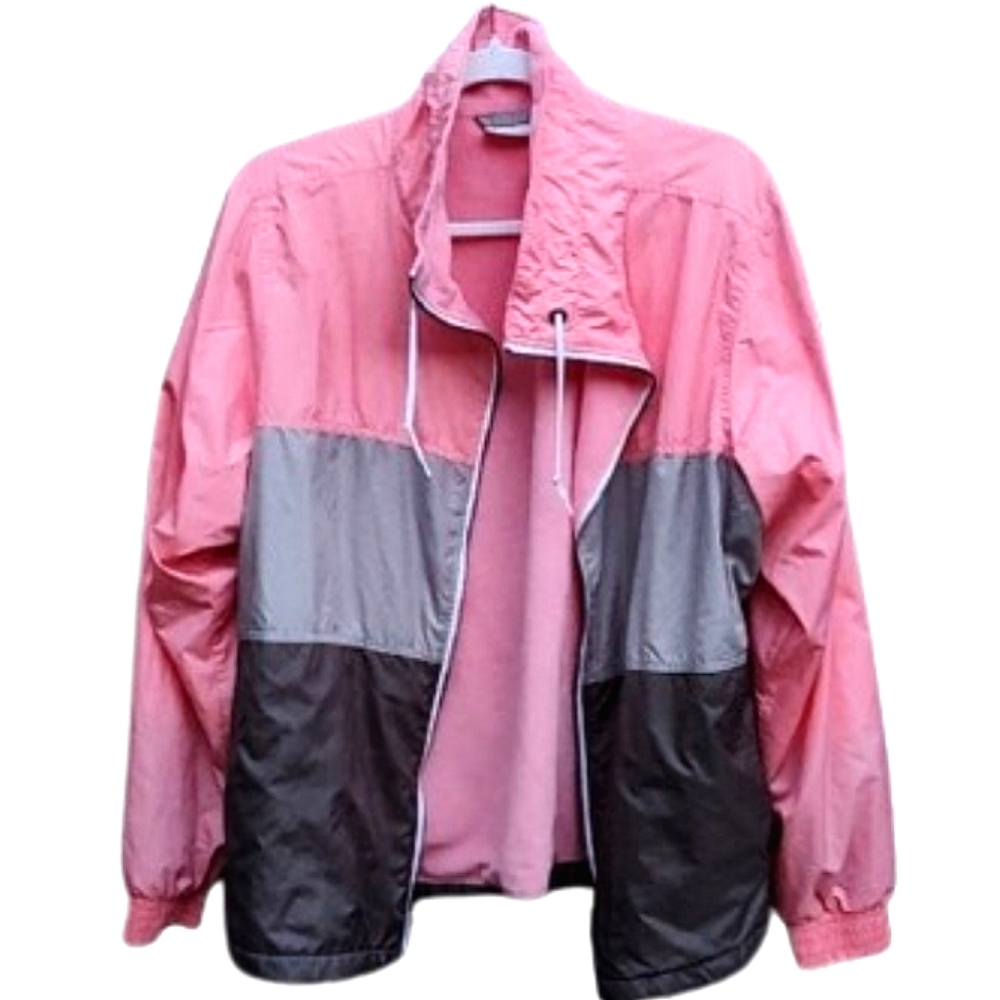 Columbia fleece lined windbreaker Women's Jacket LARGE